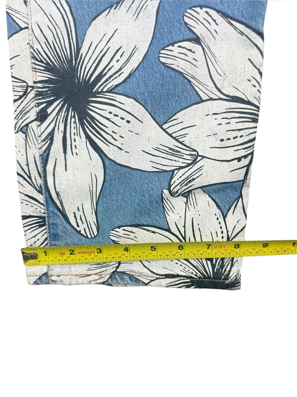 Levi's x Farm Rio Tropical Flower Burst Ribcage Straight Jeans 25 - Picture 10 of 15